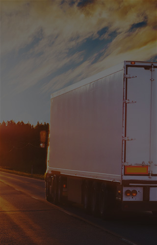 White Trailer on Road Mobile
