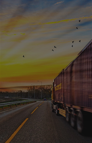 Red Trailer on Road Mobile